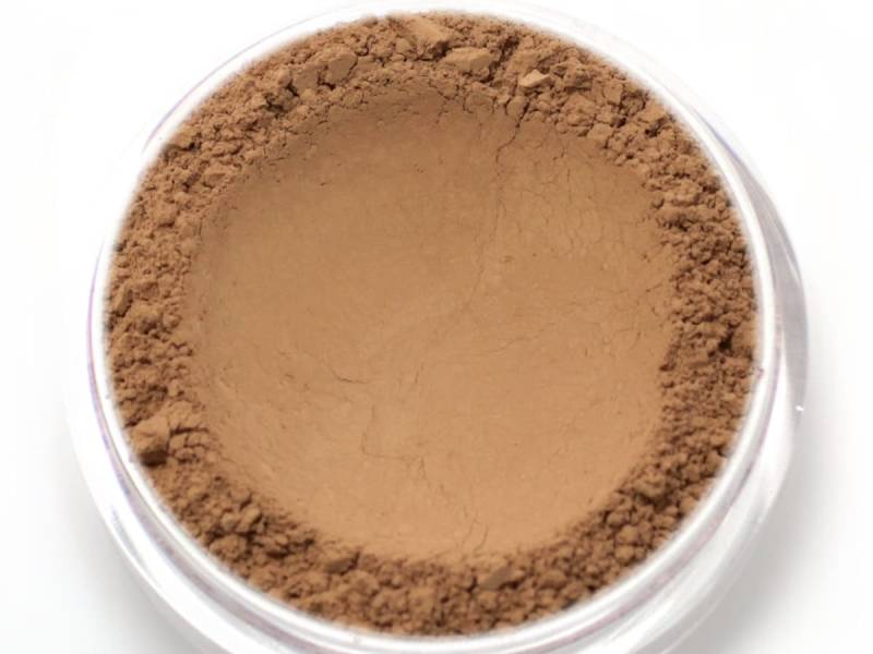 Vegan Mineral Powder Foundation Zimt - Mitteldunkel, Rosa Unterton von Etsy - Etherealle