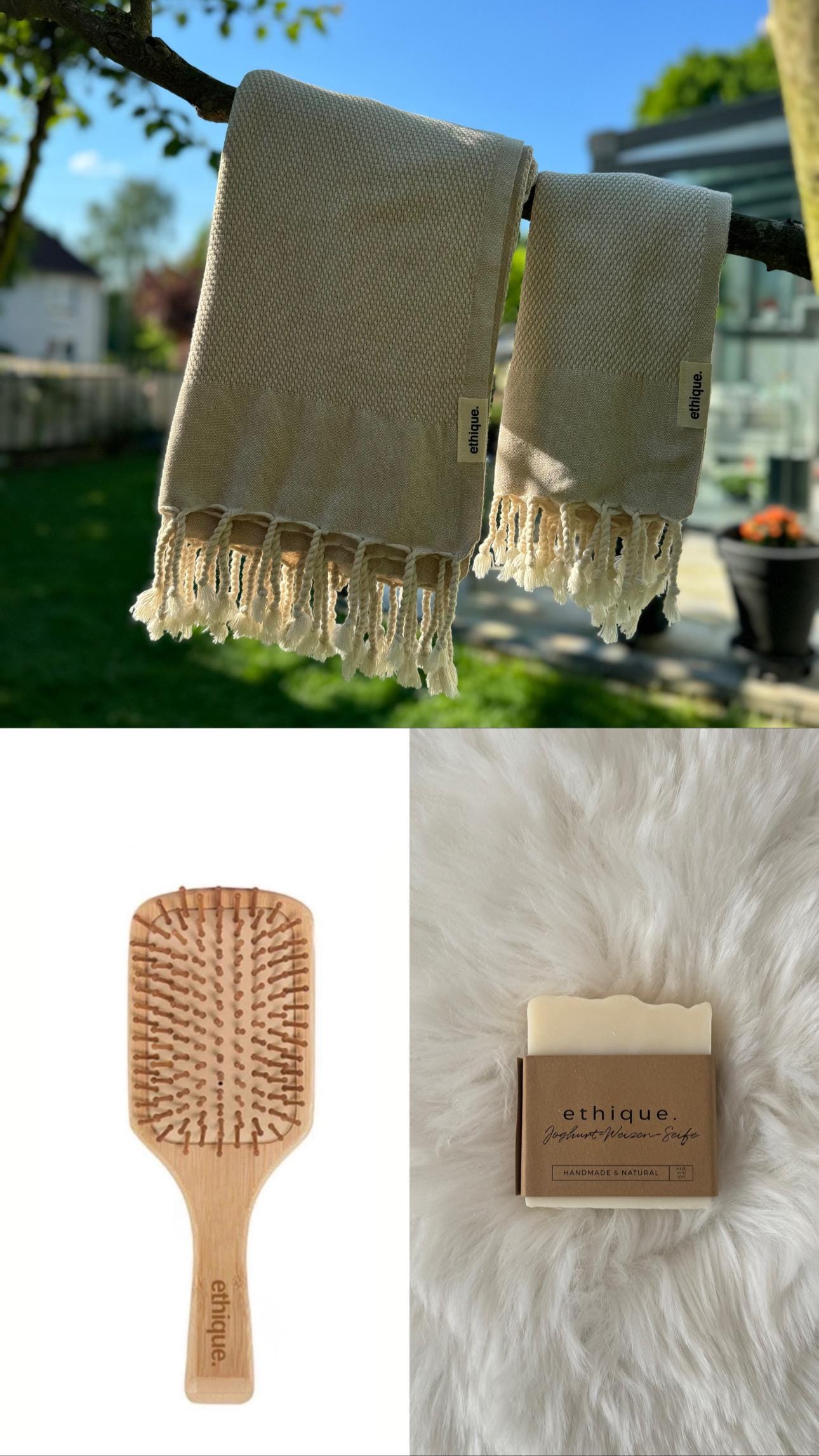 Turkish Towel Gift Set - 100x180 cm Cotton Pestemal Bamboo Brush Natural Soap Sustainable Spa Beach & Hamam Turkish Towel Gift Set - 100x180 cm Cotton Pestemal Bamboo Brush Natural Soap Sustainable Spa Beach & Hamam von Etsy - EthiqueDeutschland