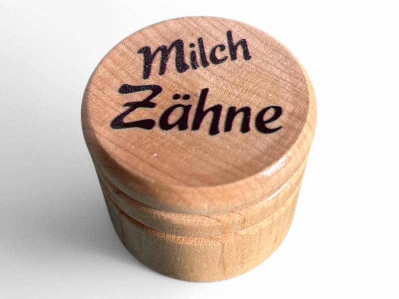 Milchzahndose Aus Holz von Etsy - EulenshopVonBiene
