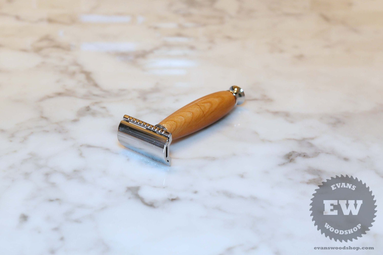 Rasur Razor - Handgemachte Kirschholz Rasierer/Mach 3/Gillette Fusion von Etsy - EvansWoodshopCo