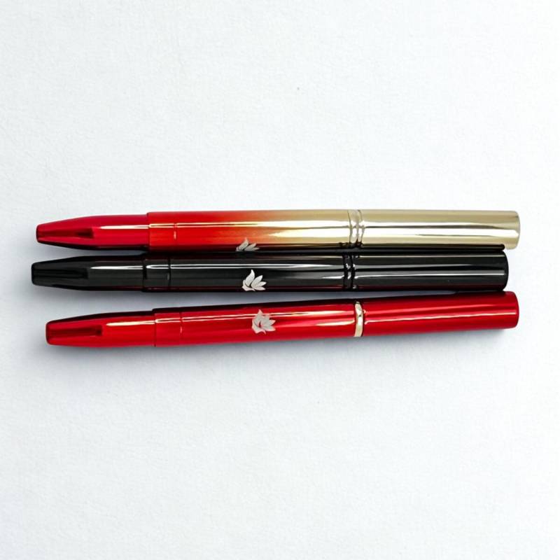 Doppelter Lippenpinsel - Präziser Make-Up Applikator | Rot, Schwarz, Rot-Gold von Etsy - Evargana