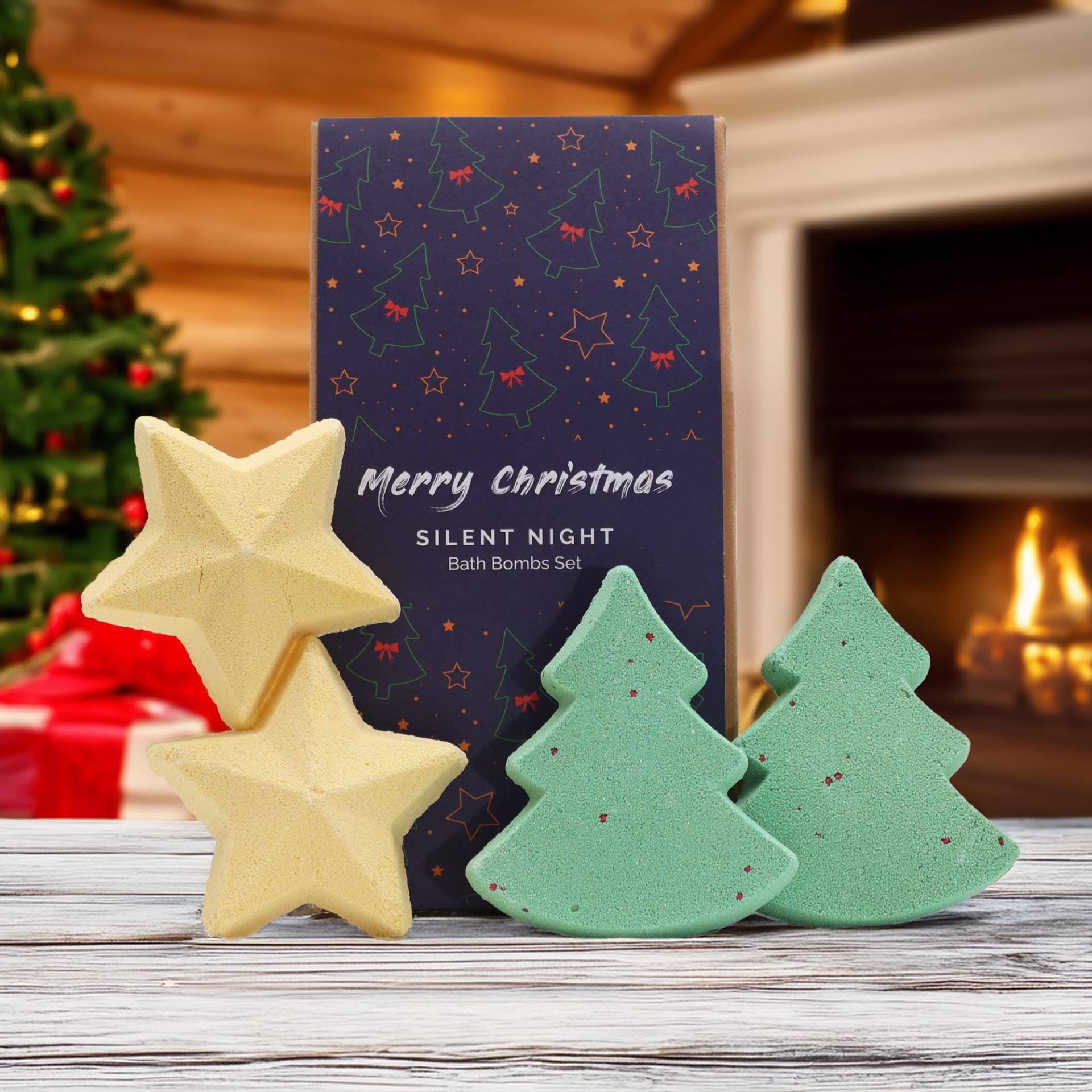 Geschenkset "Silent Night" - Badezusatz | 250 G/8.8 Oz | Mit Sheabutter, Weihnachtliche Motive Geschenkset "Silent Night" - Badezusatz | 250 G/8.8 Oz | Mit Sheabutter, Weihnachtliche Motive von Etsy - EveButterflySoaps