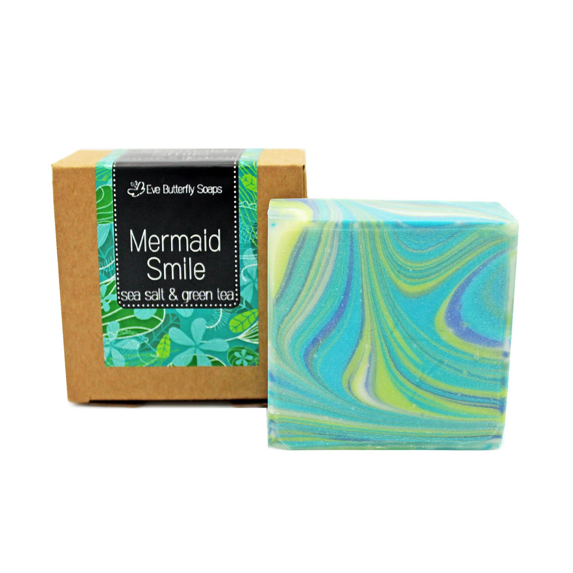 Naturseife "Mermaid Smile" | Mit Meersalz Sole | Sole Seife Mit Dem Duft Nach Grünem Tee Naturseife "Mermaid Smile" | Mit Meersalz Sole | Sole Seife Mit Dem Duft Nach Grünem Tee von Etsy - EveButterflySoaps