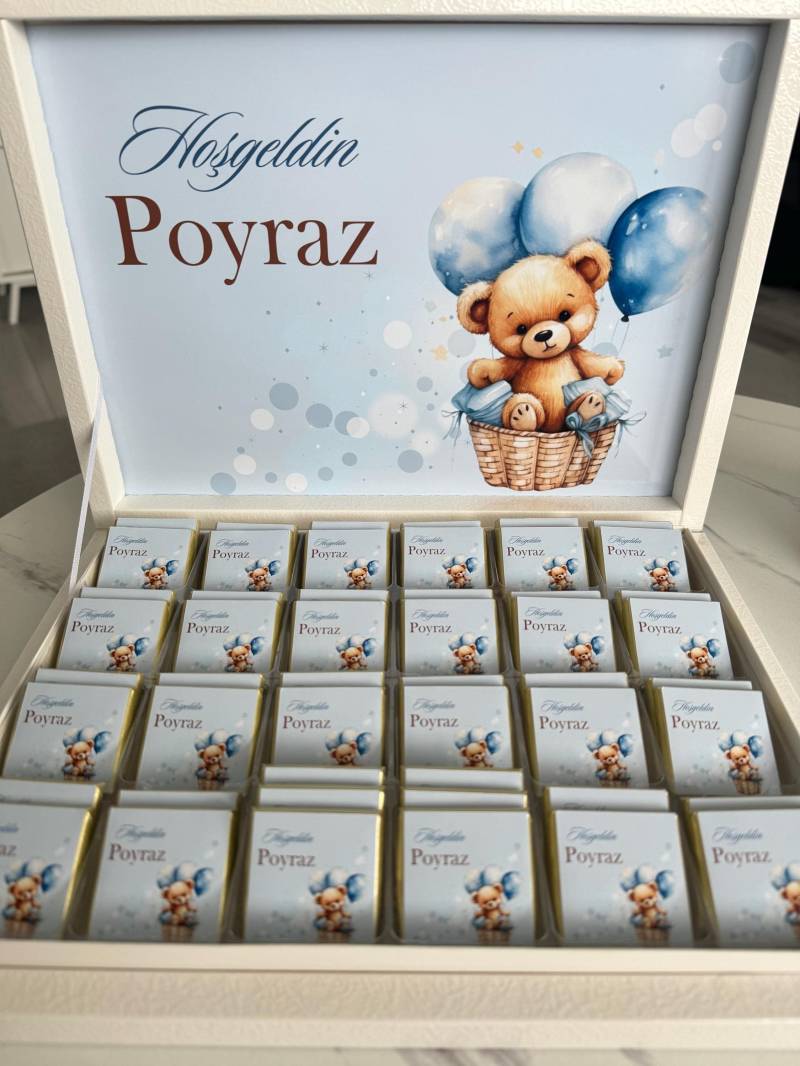 Personalisierte Schokobox - 50 Stück | Geschenkbox Mit Schokolade Süßigkeiten Geschenk Geburtstag, Danke, Überraschungsbox Personalisierte Schokobox - 50 Stück | Geschenkbox Mit Schokolade Süßigkeiten Geschenk Geburtstag, Danke, Überraschungsbox von Etsy - EymaKunst