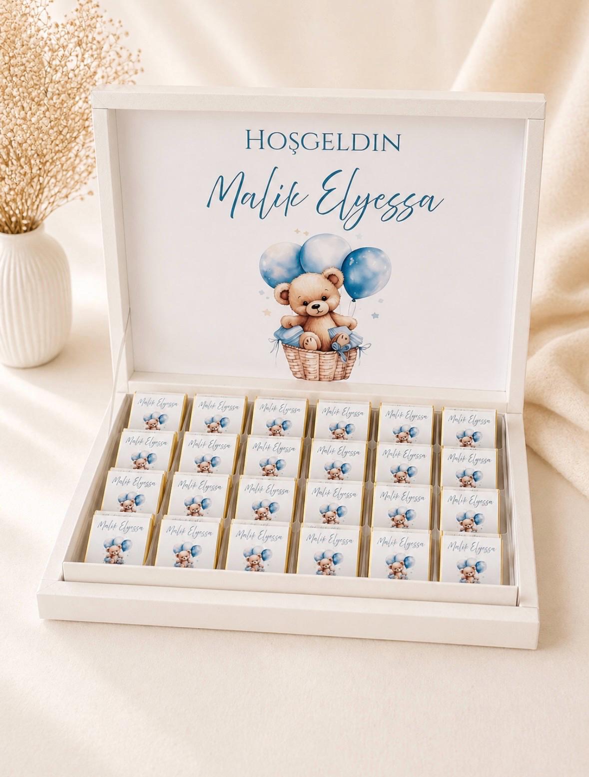 Personalisierte Schokobox Zur Geburt - Baby Geschenk Mit Name Taufgeschenk Junge -Geschenkidee Geschenkbox Hoşgeldin Bebek Cıkolatası Personalisierte Schokobox Zur Geburt - Baby Geschenk Mit Name Taufgeschenk Junge -Geschenkidee Geschenkbox Hoşgeldin Bebek Cıkolatası von Etsy - EymaKunst