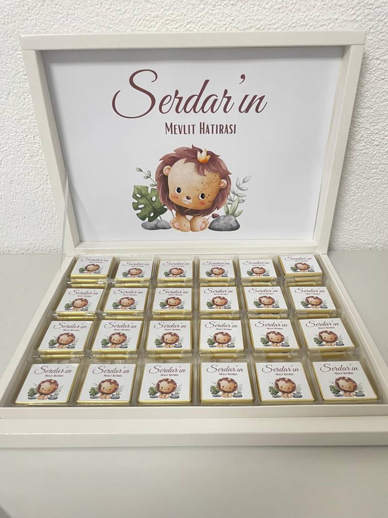Personalisierte Schokoladenbox Zur Geburt Baby Geschenk Mit Name Taufgeschenk Junge von Etsy - EymaKunst