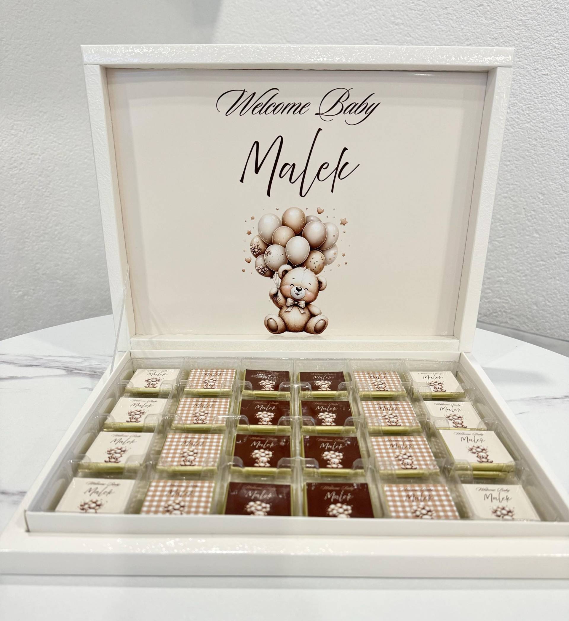 Personalisierte Schokoladenbox Zur Geburt Baby Geschenk Mit Name Taufgeschenk Junge von Etsy - EymaKunst