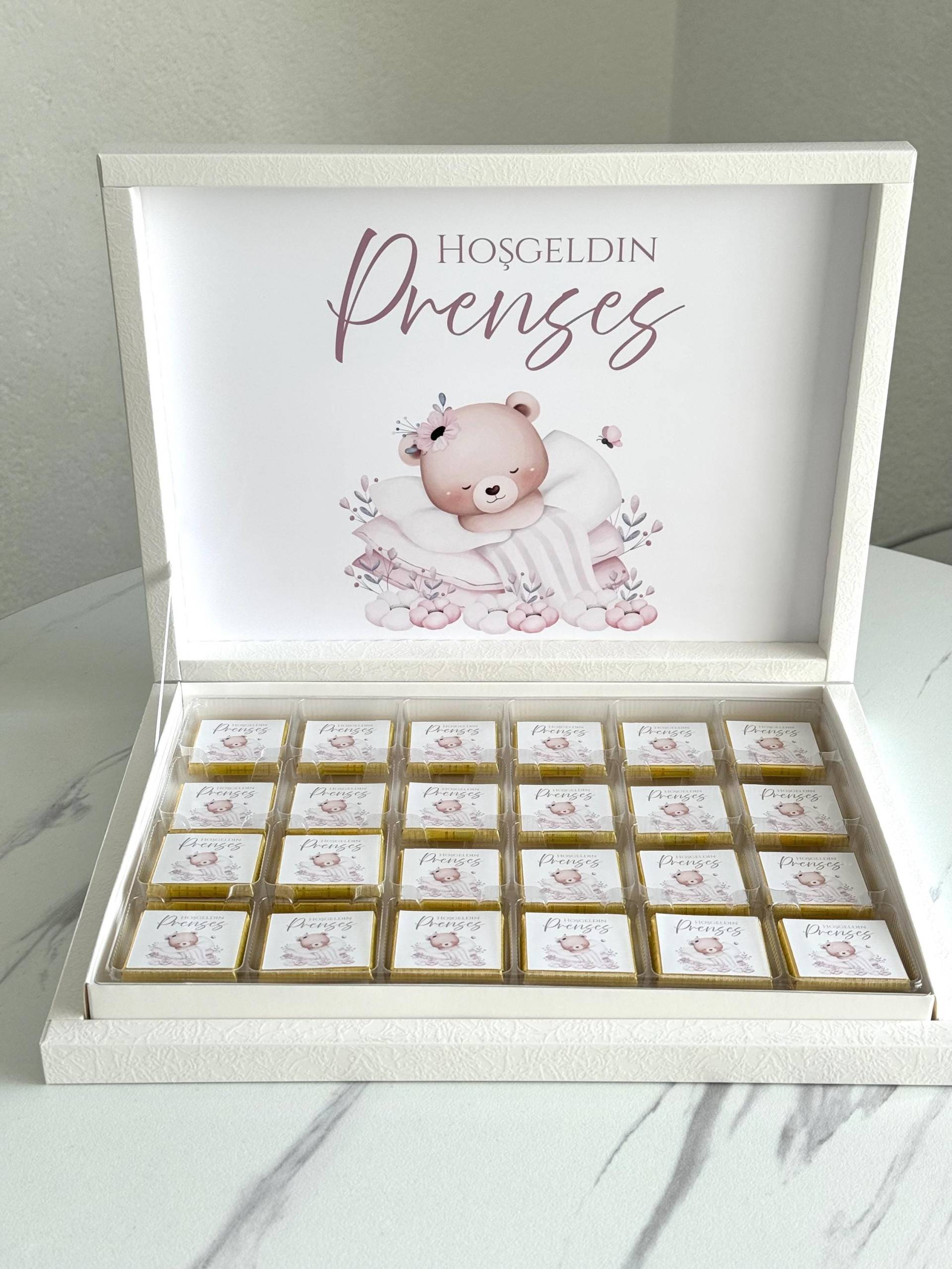 Personalisiertes Mevlid Gastgeschenk Baby Mädchen - Schokolade Mit Name Hoşgeldin Prenses Shower Geschenk Taufe Personalisiertes Mevlid Gastgeschenk Baby Mädchen - Schokolade Mit Name Hoşgeldin Prenses Shower Geschenk Taufe von Etsy - EymaKunst