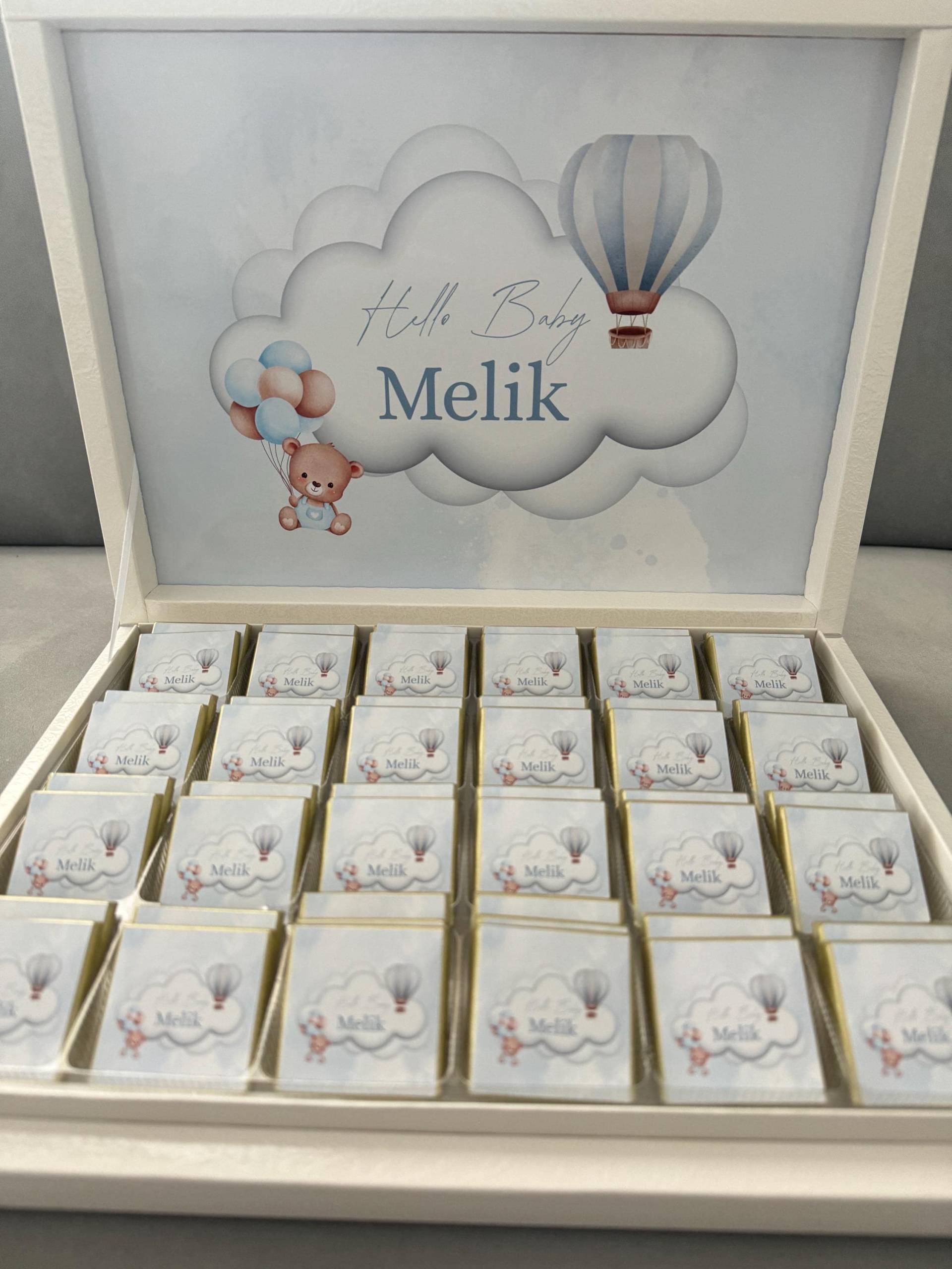 Schokobox | Babyboy Personalisiert Gastgeschenk Geschenkidee Schokolade Vollmilch Schokotafel Schokoladenbox Schokobox | Babyboy Personalisiert Gastgeschenk Geschenkidee Schokolade Vollmilch Schokotafel Schokoladenbox von Etsy - EymaKunst