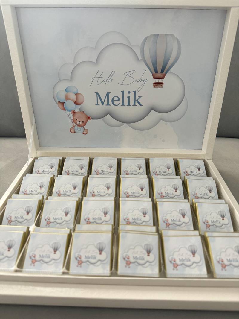 Schokobox | Babyboy Personalisiert Gastgeschenk Geschenkidee Schokolade Vollmilch Schokotafel Schokoladenbox Schokobox | Babyboy Personalisiert Gastgeschenk Geschenkidee Schokolade Vollmilch Schokotafel Schokoladenbox von Etsy - EymaKunst