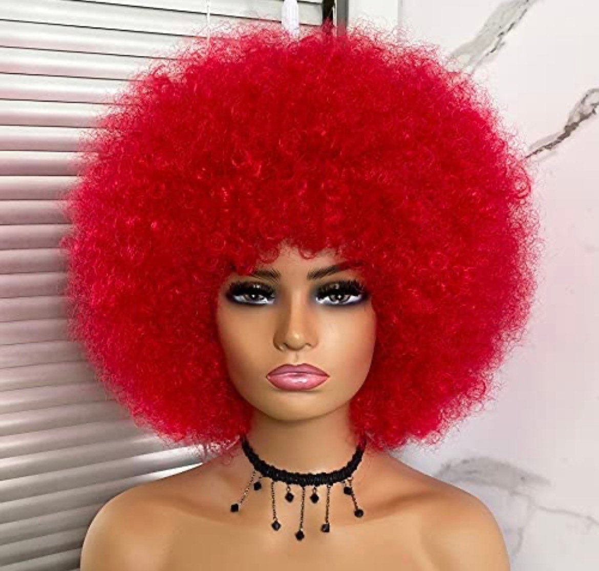 Rote Schicke 60Er 70Er Retro Afro Diva Haar-Perücke Neu von Etsy - FASHIONDEITYHAIR
