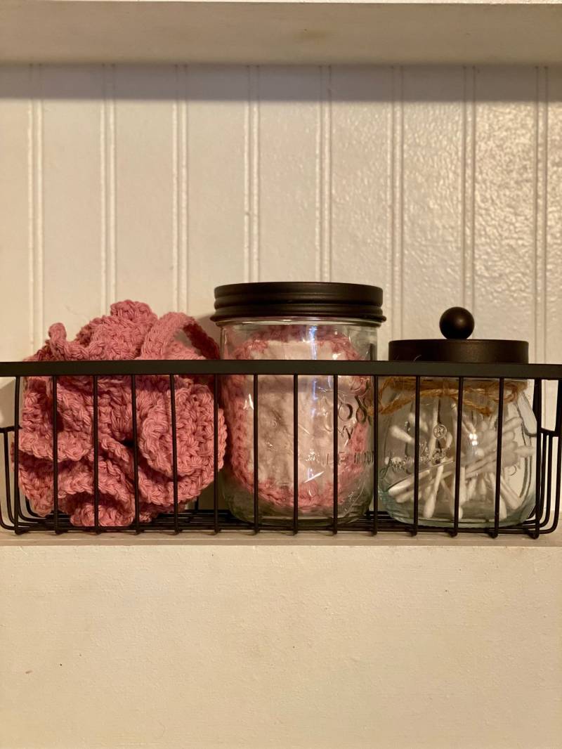 Handgefertigtes Gehäkeltes Luffa Und Make-Up-Entferner-Set - Umweltfreundliches Spa-Geschenk von Etsy - FFNBDesigns