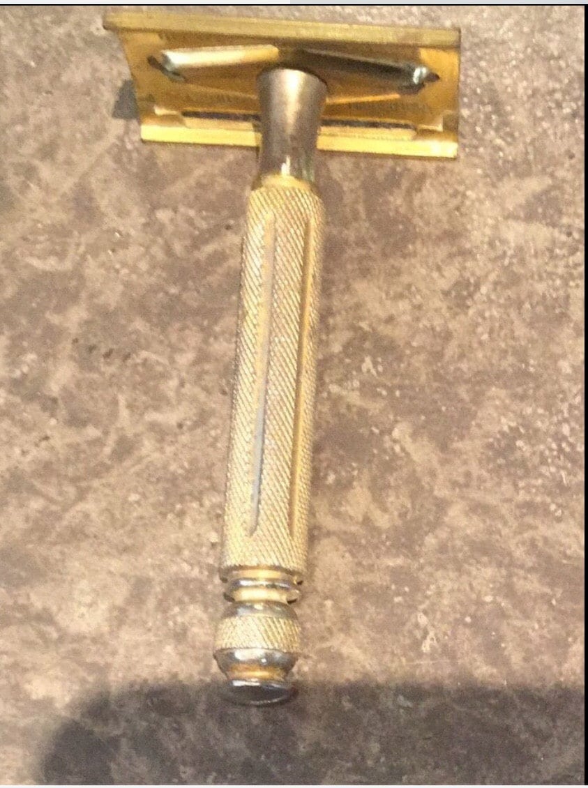 Gillette Ball End Tech Rasierer 1946 Bis 1950 Goldtoniert von Etsy - FIRSTCALLTOYSOLDIERS