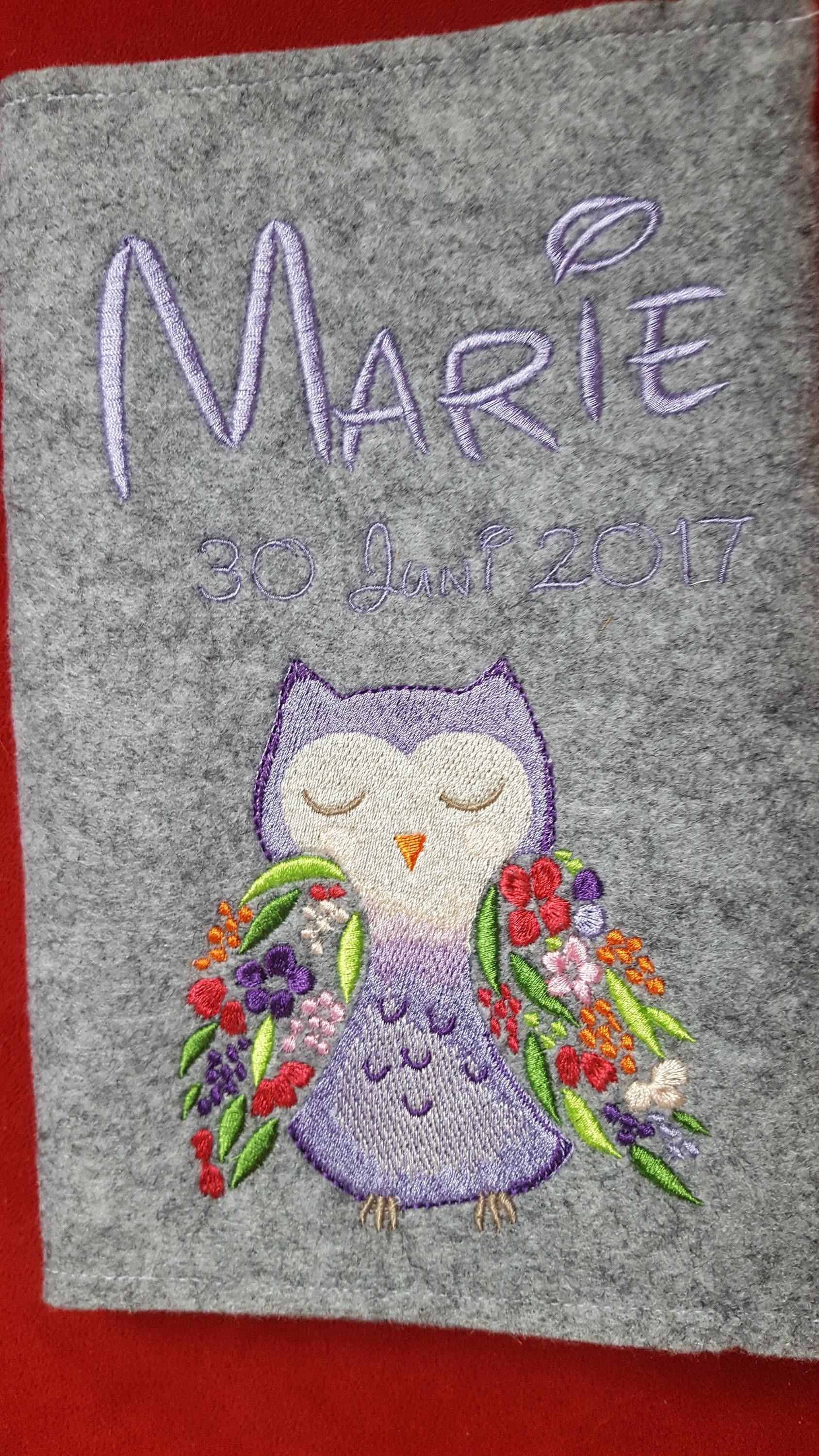 Uhefthülle Aus Filz, Uheft Und Impfpass Hülle, Uhefthülle Filz Fuchs, Löwe, Junge Mädchen, Mit Namen von Etsy - FOOTPRINTGeschenke