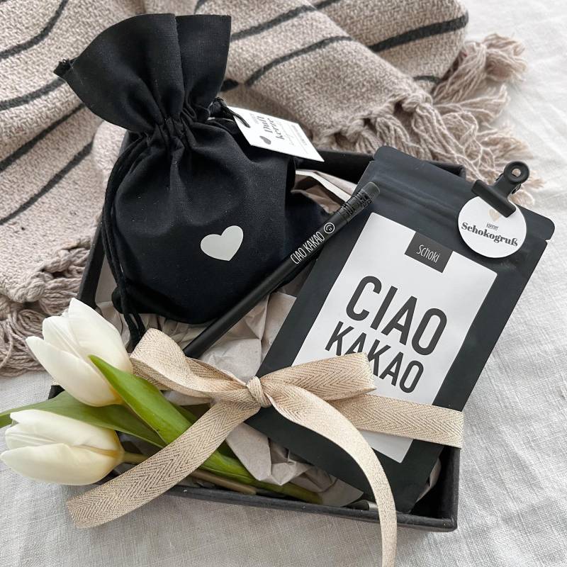 Geschenkeset | Abschiedsgeschenk Erzieher Lehrer Kollegin Geschenkset Mit Schoko, Kerze & Bleistift |Danke Sagen Herz Ciao Kakao von Etsy - FRAULENZAIN