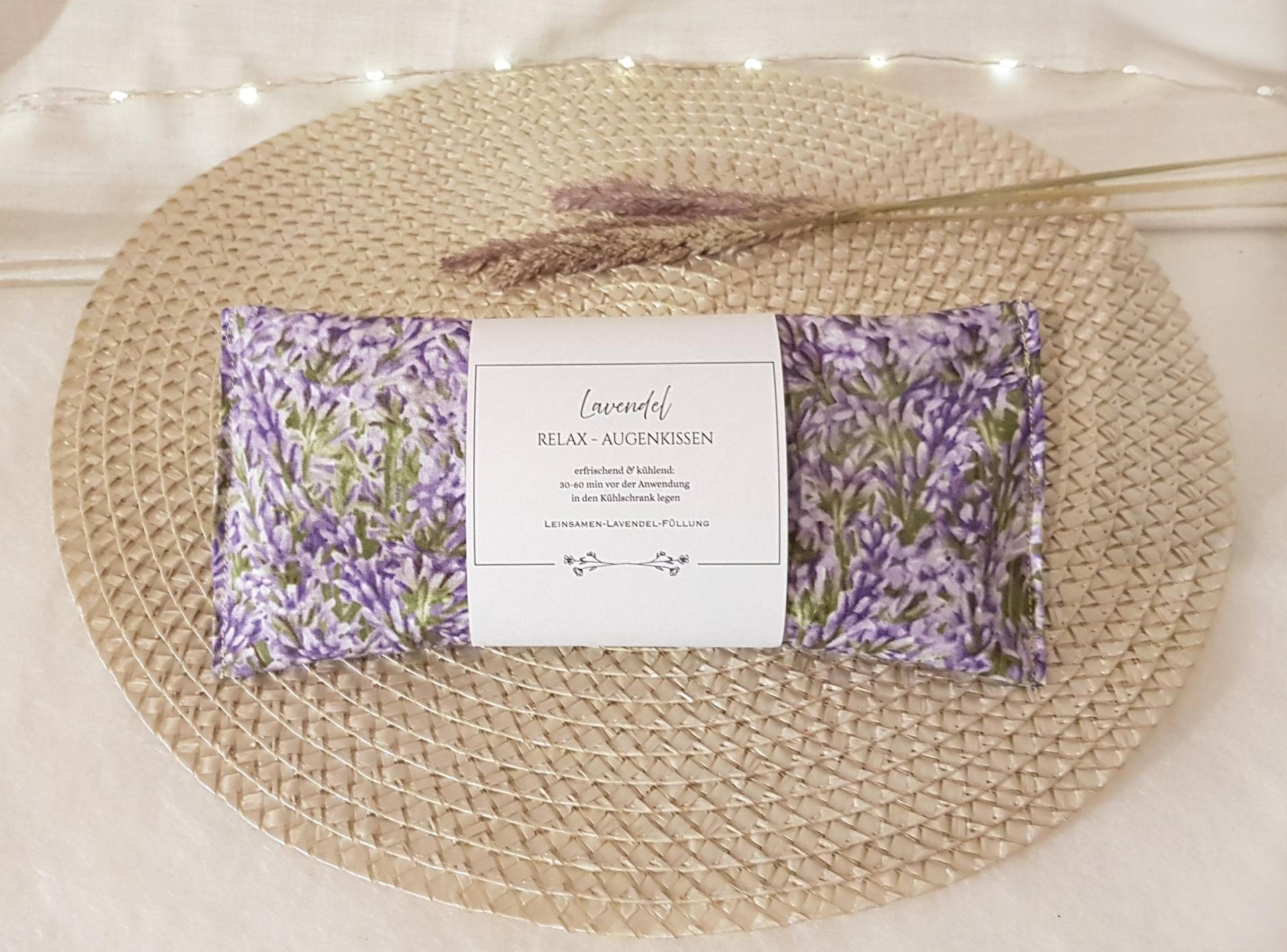 Aromatherapie Lavendel Augen-Kissen Entspannung Wellness /Optional Im Set Mit Wärmekissen von Etsy - FablesAesthetics