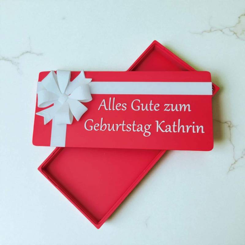 Geschenkbox Personalisiert Für Geld, Tickets & Kleine Überraschungen von Etsy - Fabrika3DDE