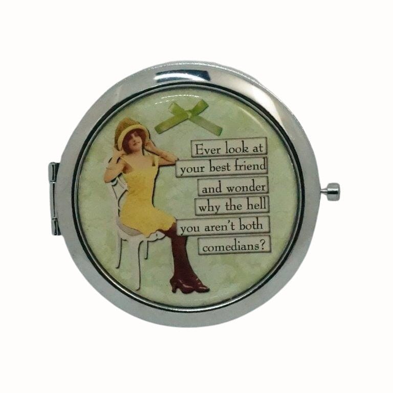 Lustiger Bester Freund Taschenspiegel, Handgefertigter Taschenspiegel von Etsy - FabulousBitsandBobs