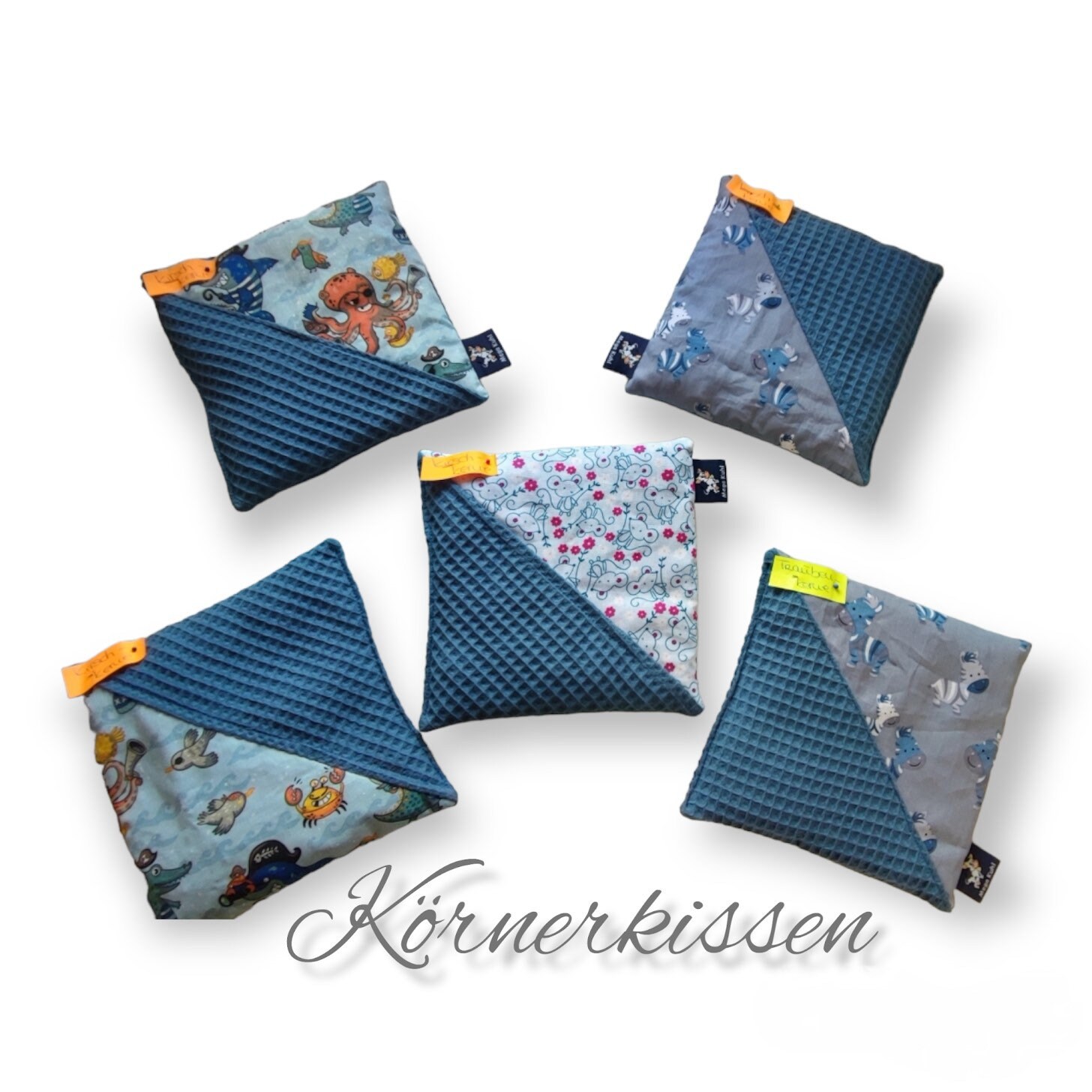 Körnerkissen Blau Körnerkissen Blau von Etsy - FadenZauberDesign