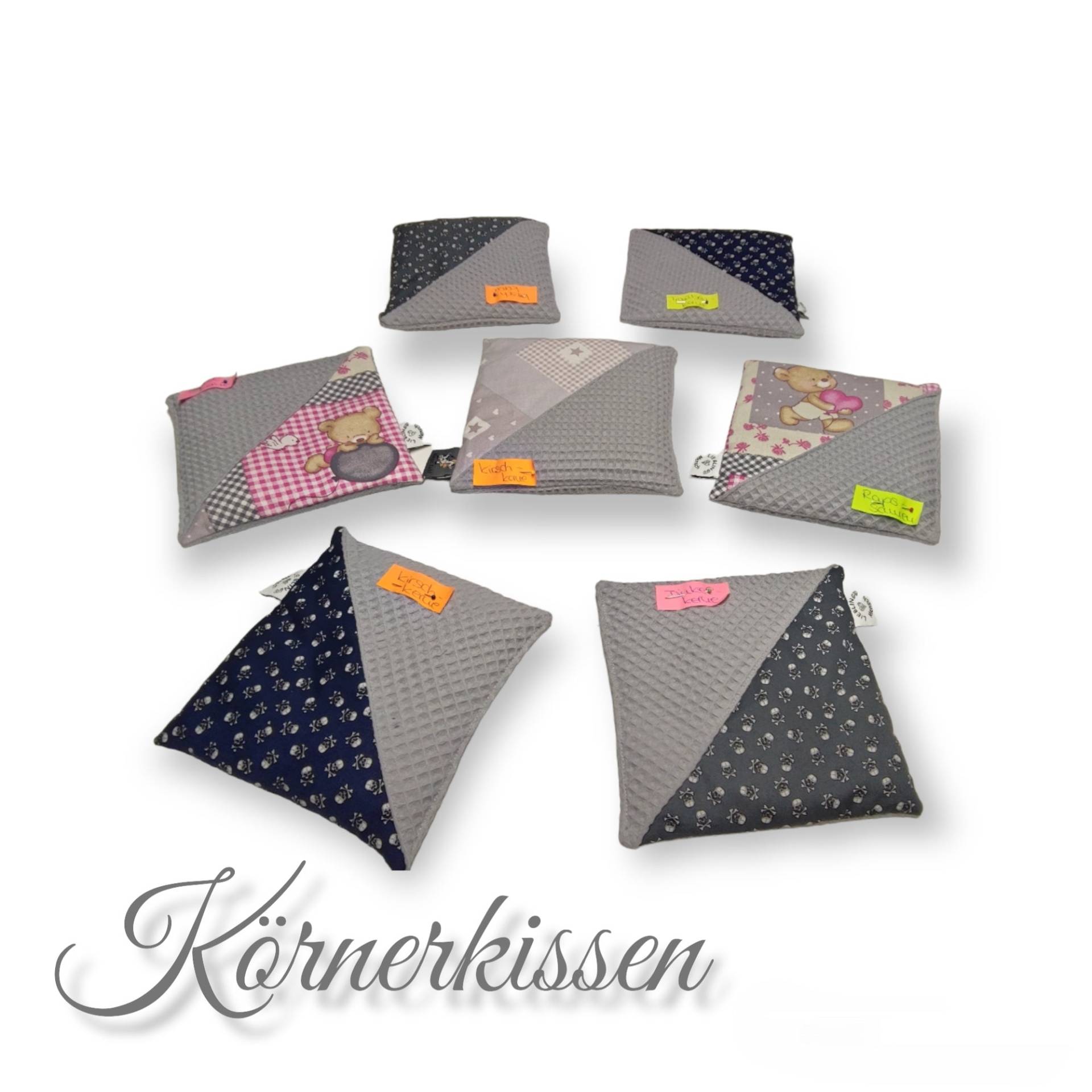 Körnerkissen Grau Körnerkissen Grau von Etsy - FadenZauberDesign