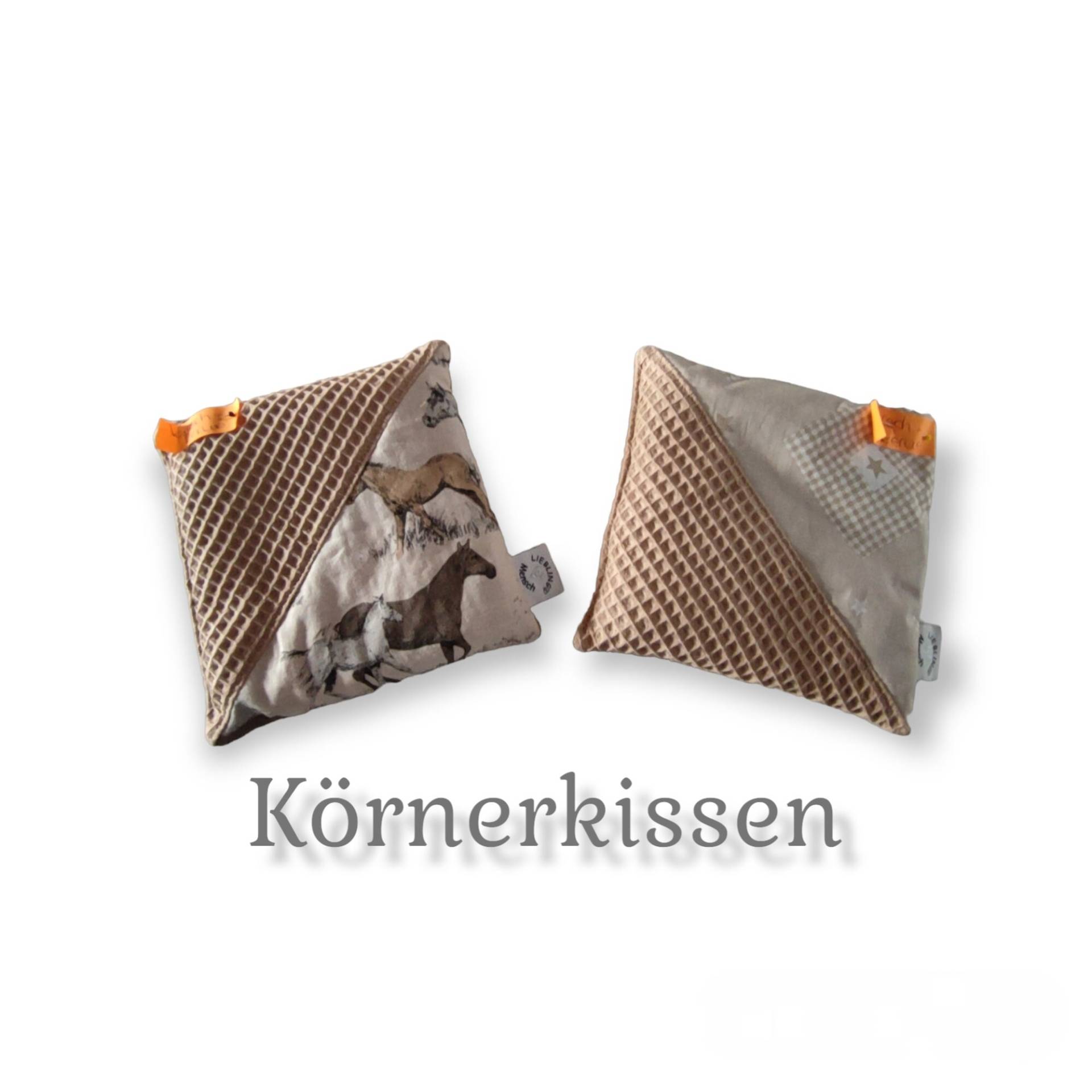 Körnerkissen Hell Braun Körnerkissen Hell Braun von Etsy - FadenZauberDesign