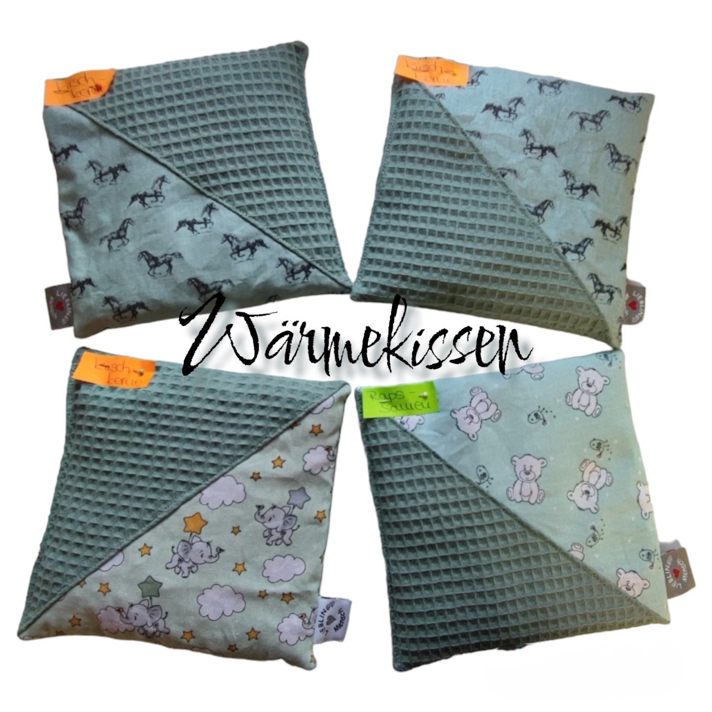 Körnerkissen Mint Körnerkissen Mint von Etsy - FadenZauberDesign
