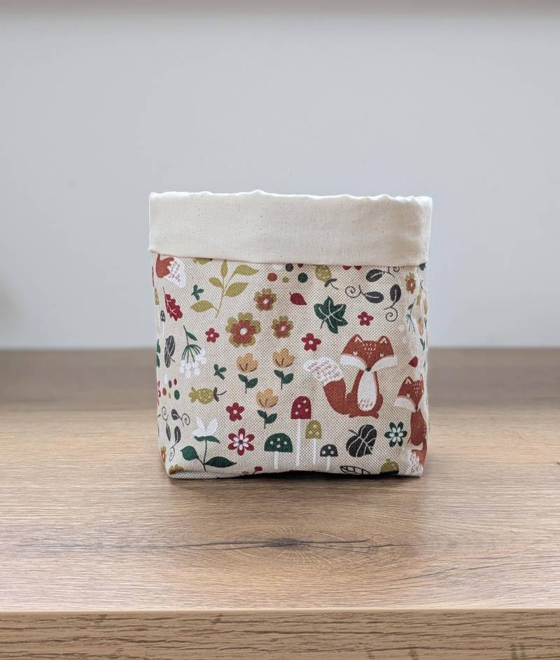 stoffkörbchen Utensilos Spielzeugaufbewahrung Geburtsgeschenk Kinderzimmer Babyzimmer Osternest Waldmotiv von Etsy - Fadenkult