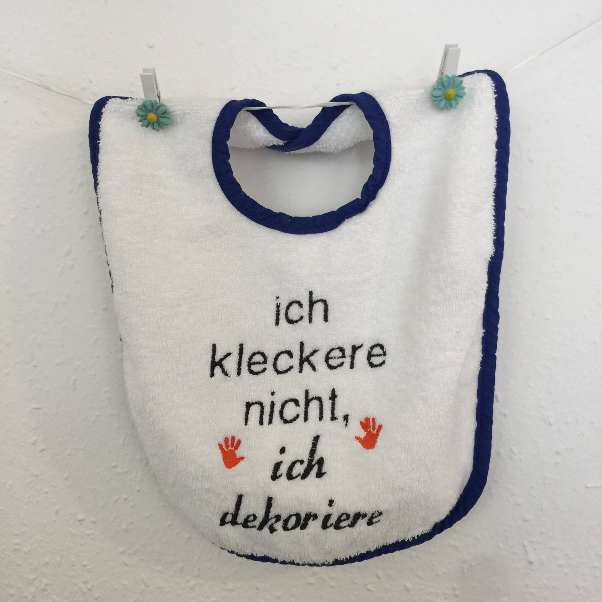 Lätzchen "Ich Dekoriere" Lätzchen "Ich Dekoriere" von Etsy - Fadentour
