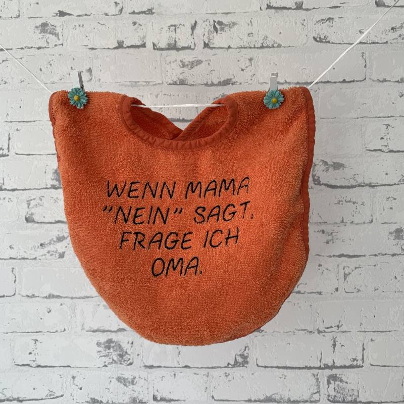 Lätzchen "Wenn Mama Nein Sagt" Lätzchen "Wenn Mama Nein Sagt" von Etsy - Fadentour