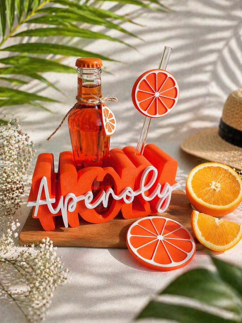 Aperoly Set Mit Glas-strohhalm Und Untersetzer - Holy Aperetif Spritz Cocktail Geschenk Für Freundin | Sommer Geschenkidee Mädelsabend Aperoly Set Mit Glas-strohhalm Und Untersetzer - Holy Aperetif Spritz Cocktail Geschenk Für Freundin | Sommer Geschenkidee Mädelsabend von Etsy - FadenundHolz