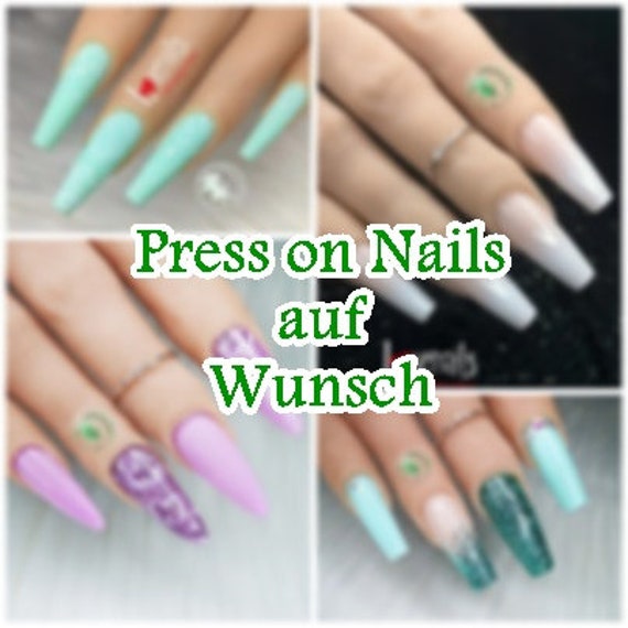 Press On Nails Auf Wunsch von Etsy - Fairynatic
