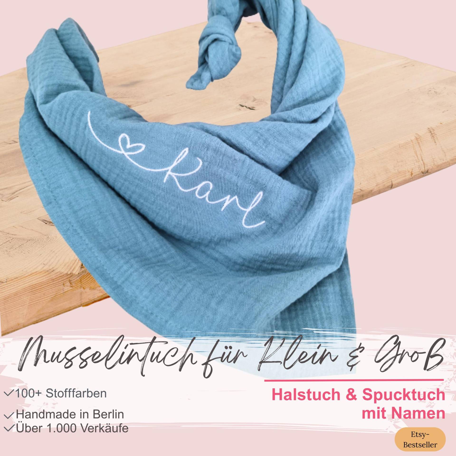 Musselintuch Mit Namen - Personalisiertes Halstuch U. Spucktuch Aus Baumwolle | Für Baby, Kind Erwachsene Handmade Bestickt Musselintuch Mit Namen - Personalisiertes Halstuch U. Spucktuch Aus Baumwolle | Für Baby, Kind Erwachsene Handmade Bestickt von Etsy - Family36Shop