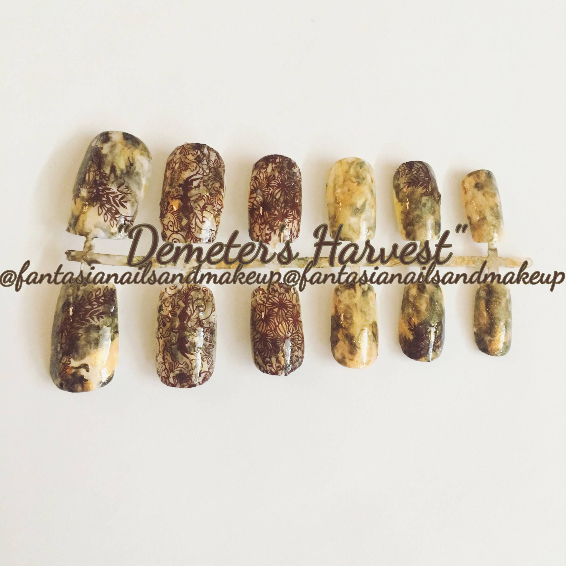 Gefälschte Nägel, Herbstnägel, Marmornägel, Auf Nägel Drücken, Kleben, Feennägel, Acrylnägel, Rücken, Falsche Aufkleben von Etsy - FantasiaNails