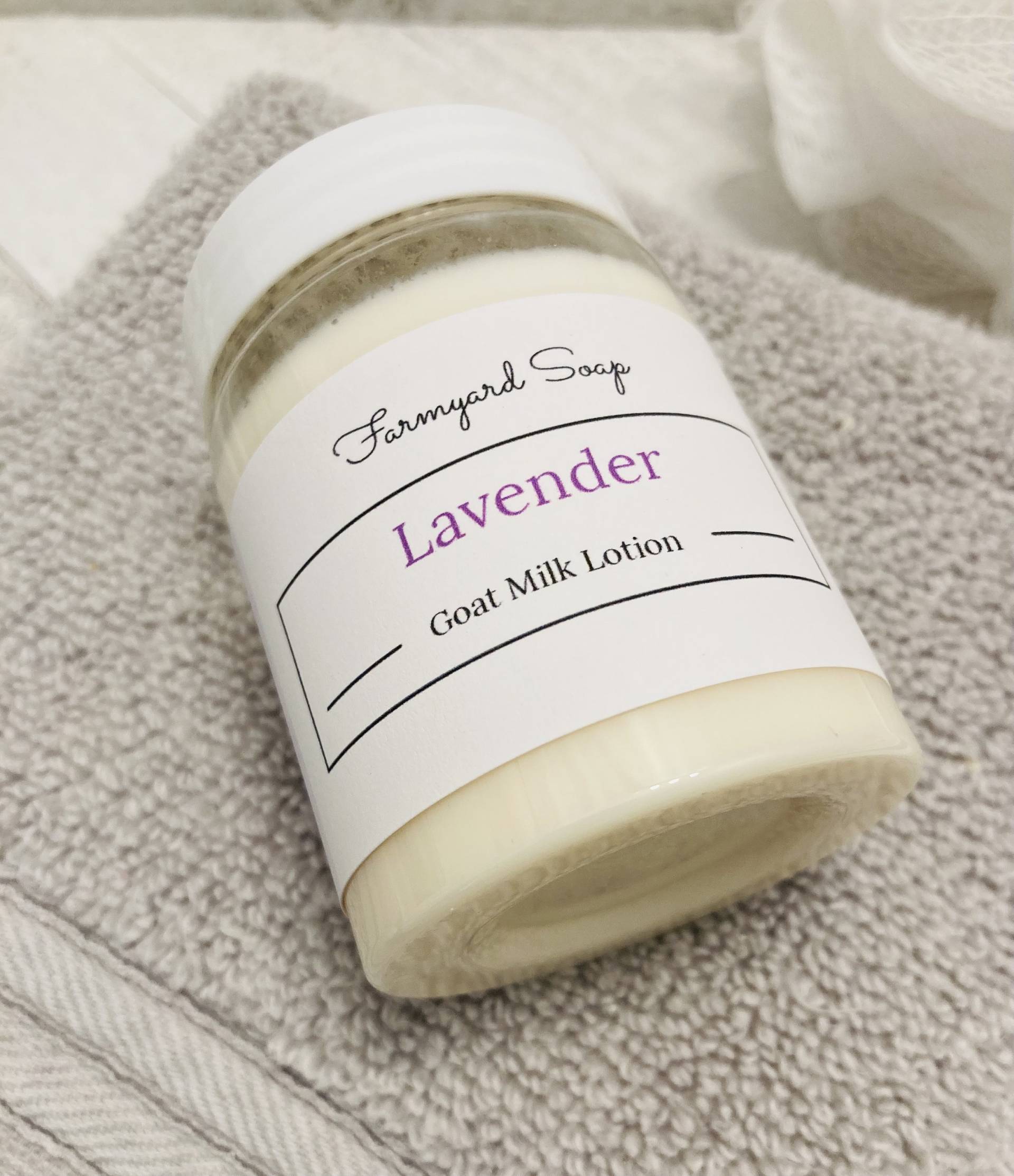 Lavendel-Ziegenmilch-Lotion Hautpflegend, Cremig Reichhaltig von Etsy - Farmyardsoap