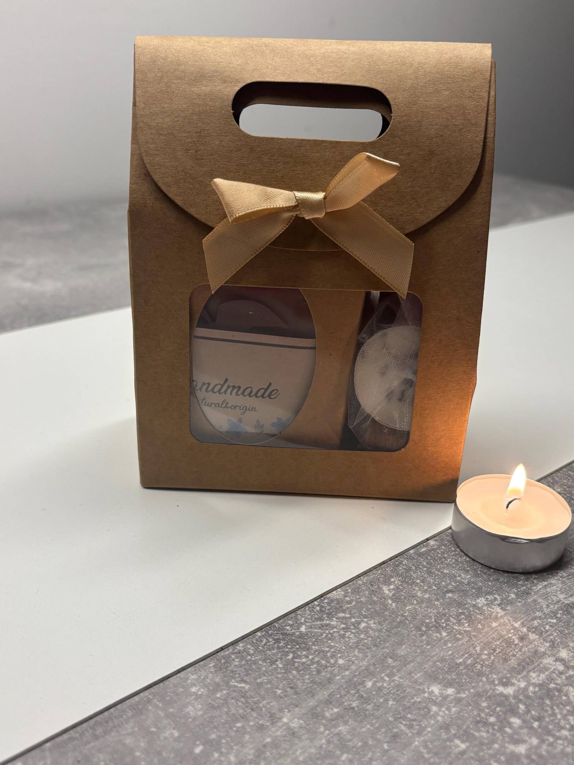 Deluxe Achtsamkeitsbox | Wellness Geschenk Set Mit Seife, Roll-On, Tee, Teelicht & Überraschungs-Extras Selfcare Box von Etsy - FastingsmindBalance