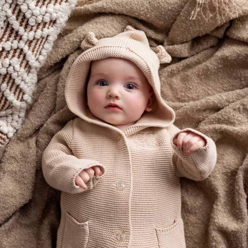 Personalisierte Baumwolle Strickjacke Haferflocken von Etsy - FauveandCo