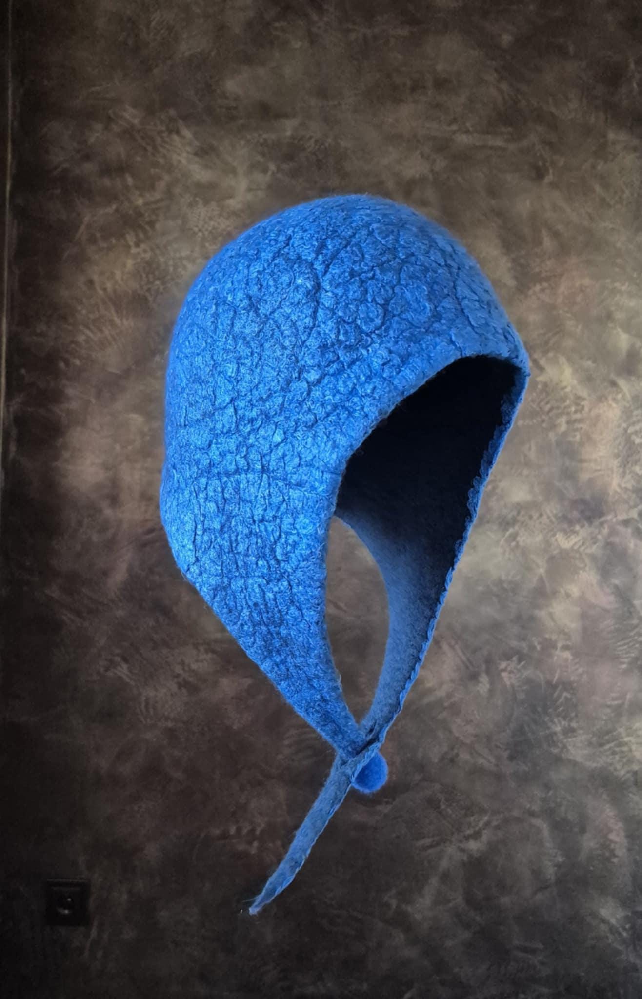 Gefilzte Saunamütze Aus Naturwolle, Saunamütze, Saunahut, Unisex, Spa-Hut, Spa-Geschenk, Wollmütze von Etsy - FeltsbyNome