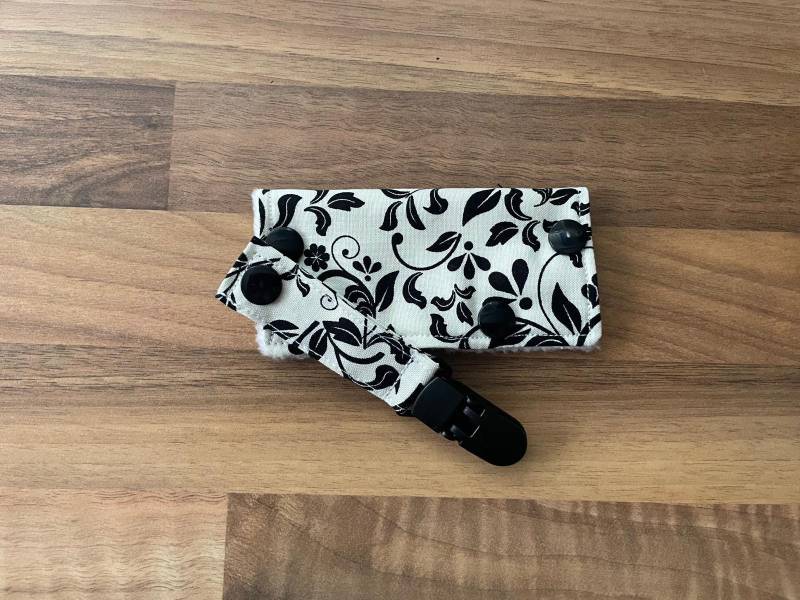 Port-Cover Set Enterale Ernährung Schwarze Ornamente Auf Weiß von Etsy - FeludaraDesign