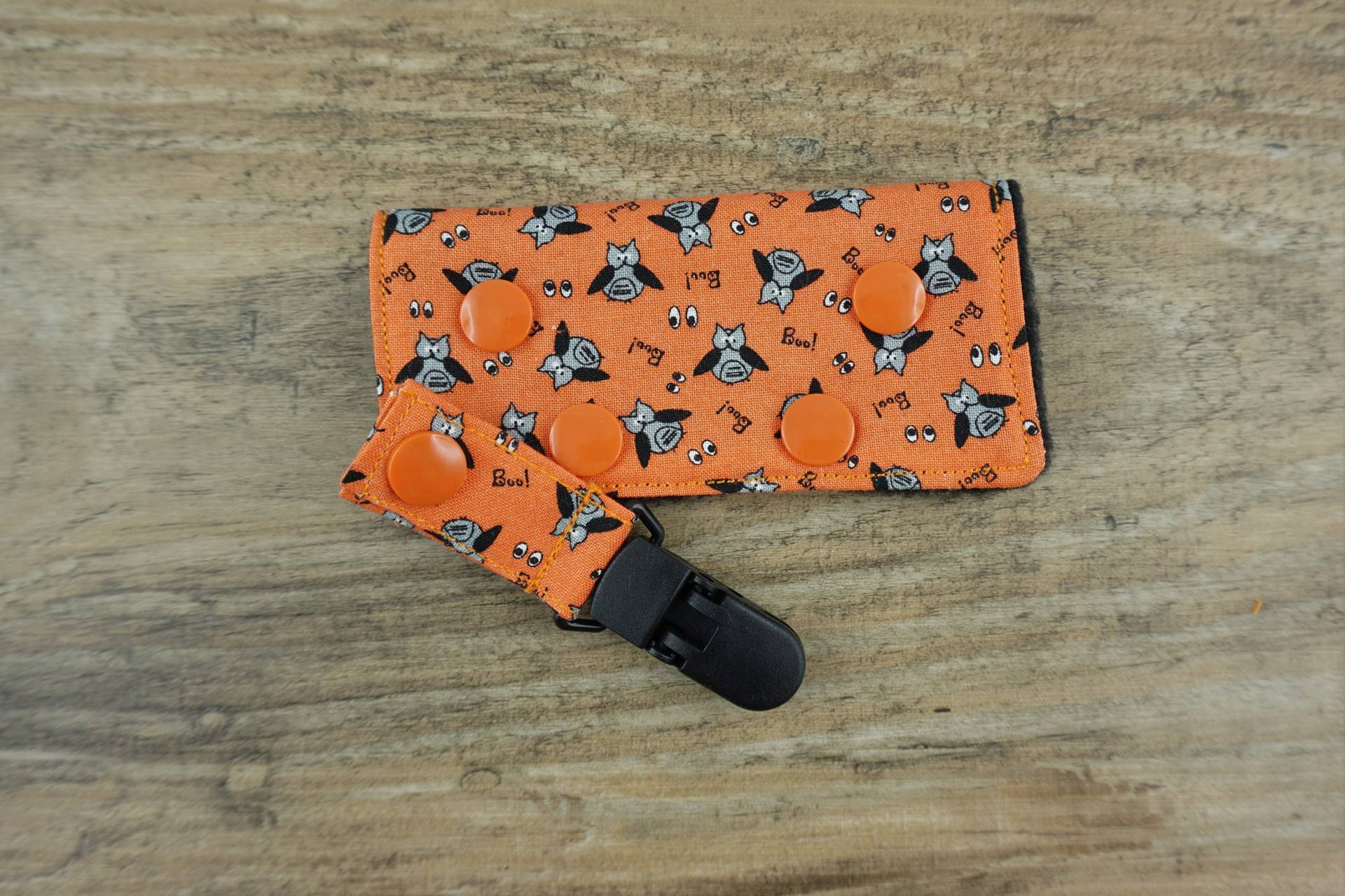 Tube-Clips & Port-Cover Enterale Ernährung - Halloween Eule Boo von Etsy - FeludaraDesign