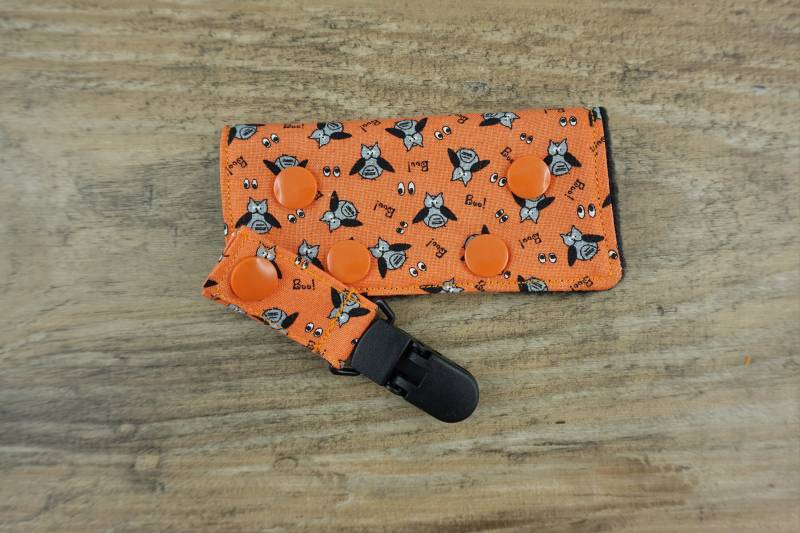 Tube-Clips & Port-Cover Enterale Ernährung - Halloween Eule Boo von Etsy - FeludaraDesign