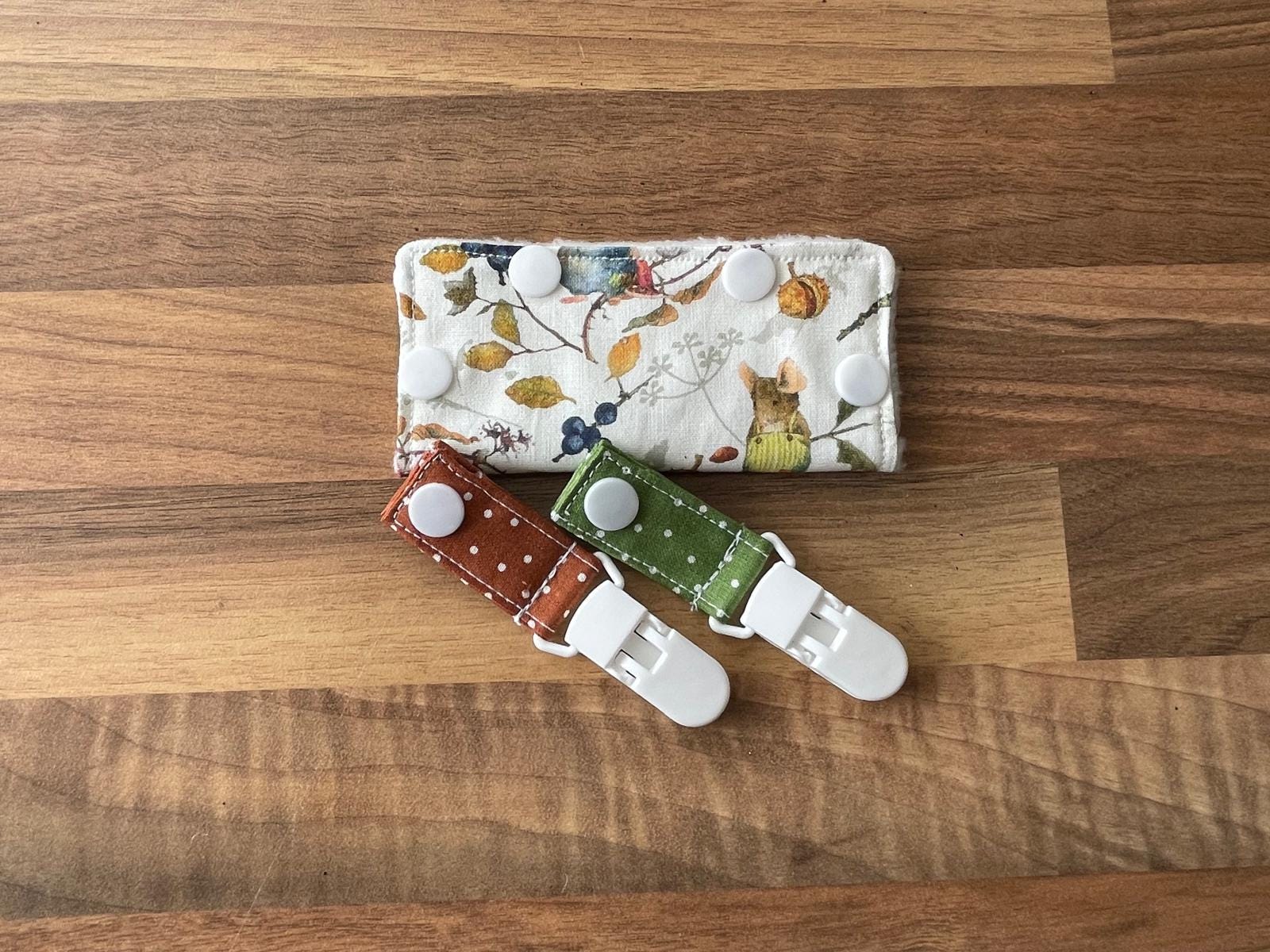 Tubie-Clips & Port-Cover Enterale Ernährung - Herbst Maus von Etsy - FeludaraDesign