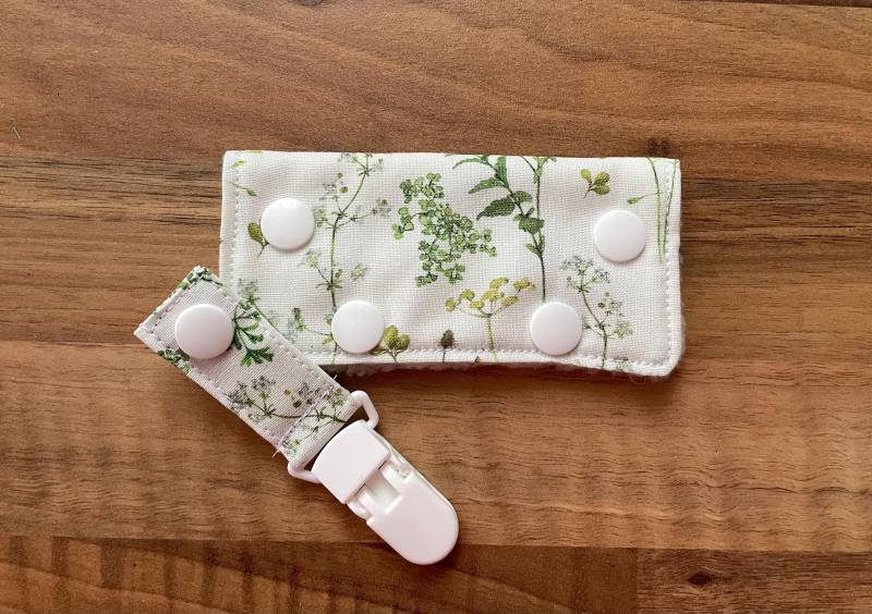 Tubie-Clips & Port-Cover Enterale Ernährung - Kräuter von Etsy - FeludaraDesign