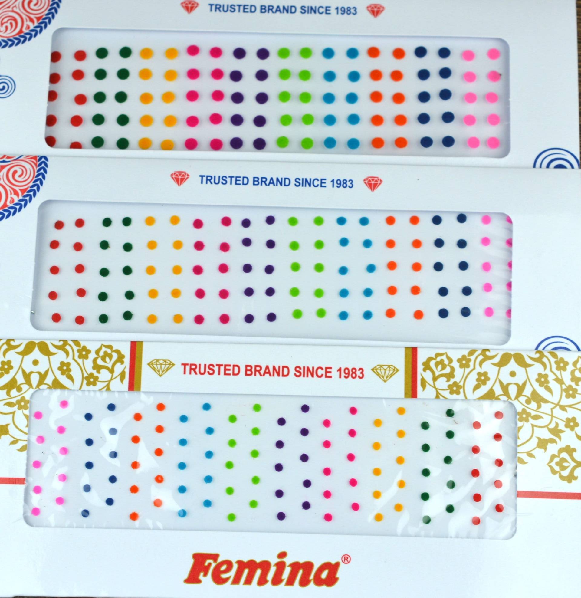 100 Stück Multi Color Runde Plain Bindis, Lässige Körper Aufkleber, Gesicht Bollywood Selbstklebende Weihnachtsgeschenk 100 Stück Multi Color Runde Plain Bindis, Lässige Körper Aufkleber, Gesicht Bollywood Selbstklebende Weihnachtsgeschenk von Etsy - FeminaDeals