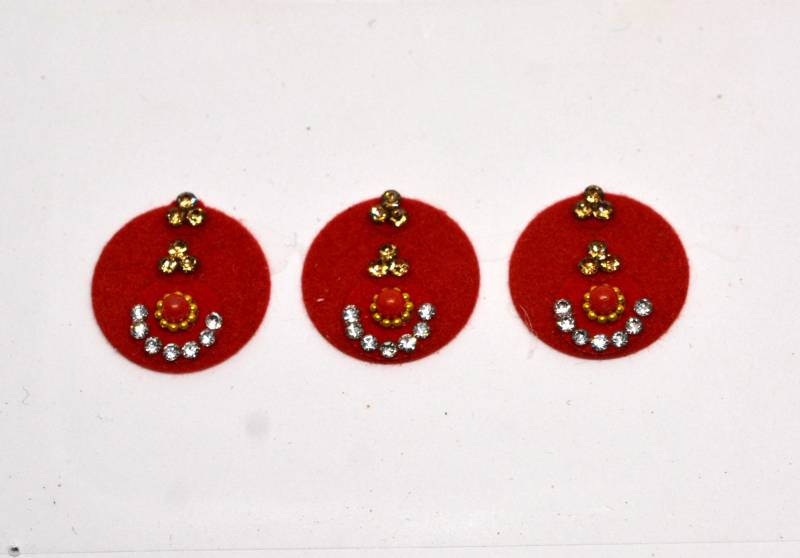 14 Mm Rote Farbe Runde Bindis, Große Kreis Schimmernde Gesicht Bollywood Selbstklebende Aufkleber, Weihnachtsgeschenk von Etsy - FeminaDeals