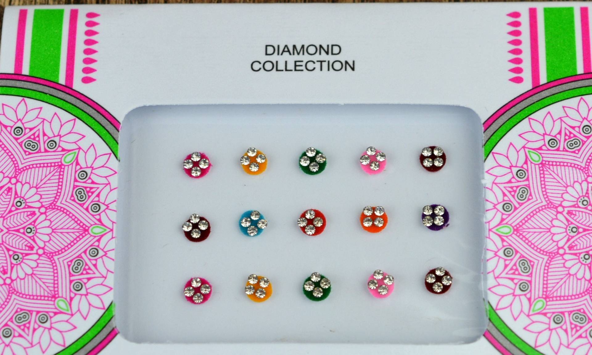 Ausgefallene Mehrfarbige Runde Diamant Bindis, Glamouröse Aufkleber Bollywood Selbstklebende Aufkleber, Weihnachtsgeschenk Ausgefallene Mehrfarbige Runde Diamant Bindis, Glamouröse Aufkleber Bollywood Selbstklebende Aufkleber, Weihnachtsgeschenk von Etsy - FeminaDeals