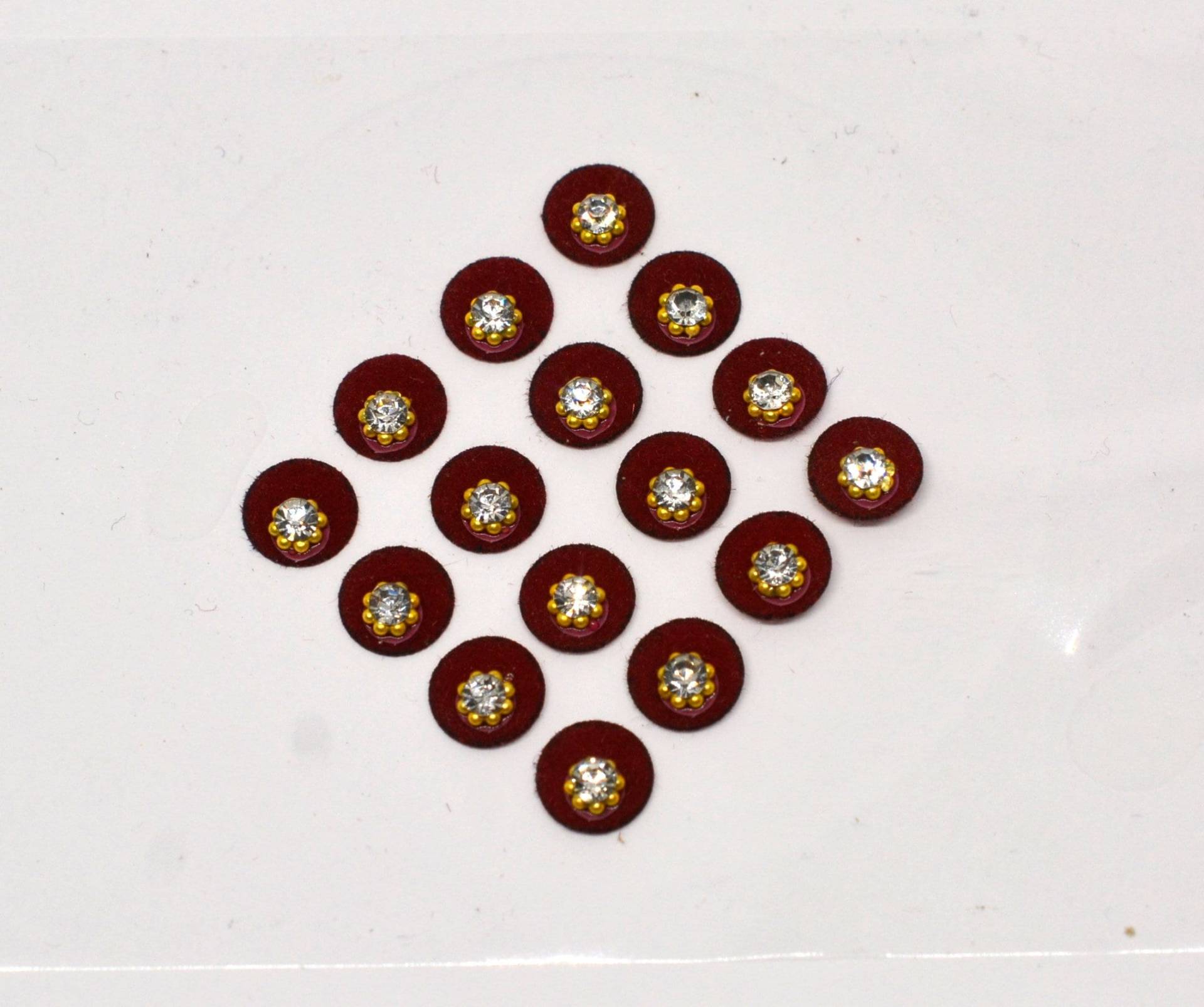 Kastanienbraune Farbe Runde Diamant Bindis, Hochzeit Braut Ausgefallene Bollywood Selbstklebende Aufkleber, Weihnachtsgeschenk Kastanienbraune Farbe Runde Diamant Bindis, Hochzeit Braut Ausgefallene Bollywood Selbstklebende Aufkleber, Weihnachtsgeschenk von Etsy - FeminaDeals