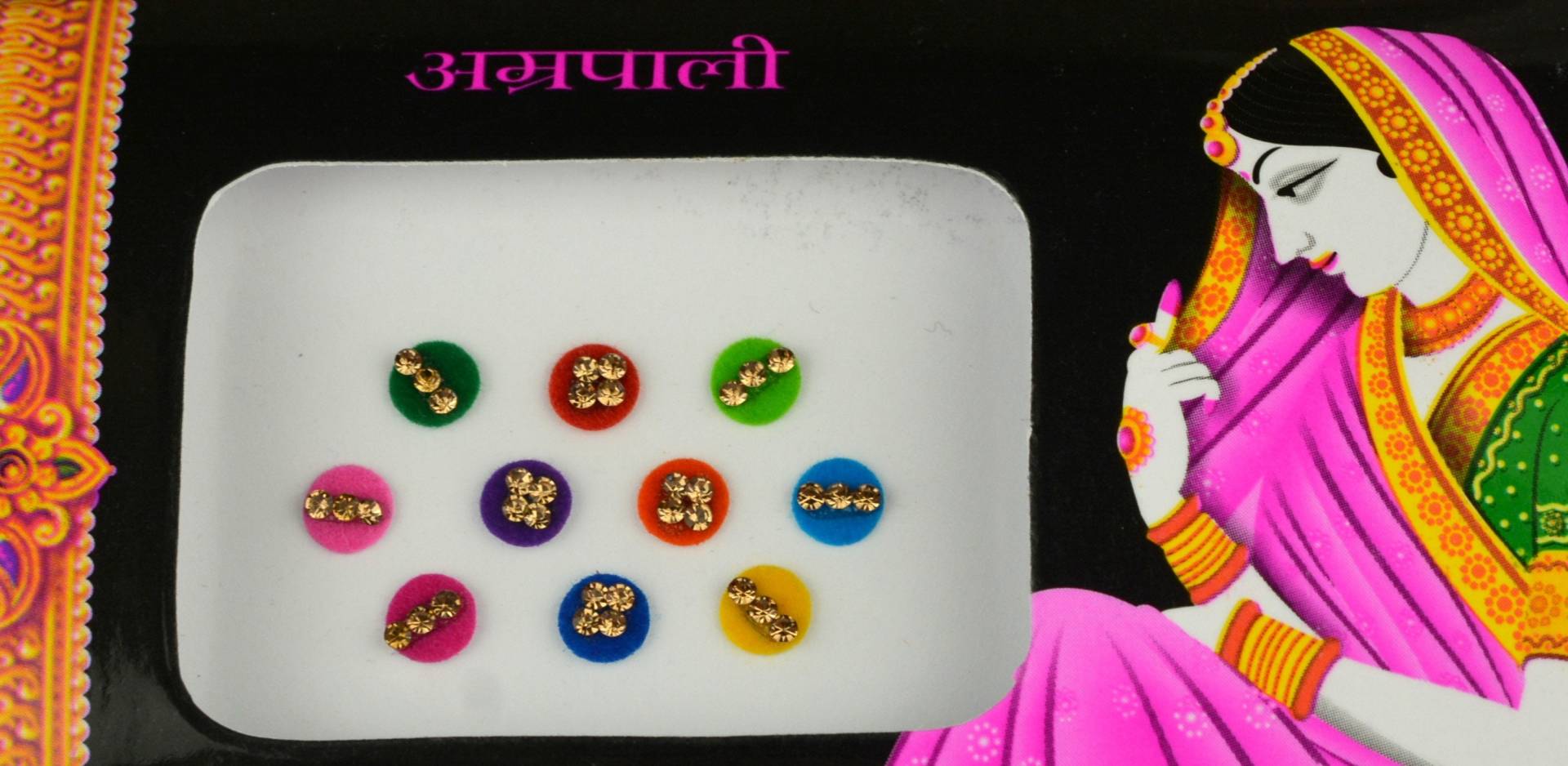 Mehrfarbige Runde Goldene Bindis, Art Deco Designer Gesicht Bollywood Selbstklebende Aufkleber, Weihnachtsgeschenk Mehrfarbige Runde Goldene Bindis, Art Deco Designer Gesicht Bollywood Selbstklebende Aufkleber, Weihnachtsgeschenk von Etsy - FeminaDeals