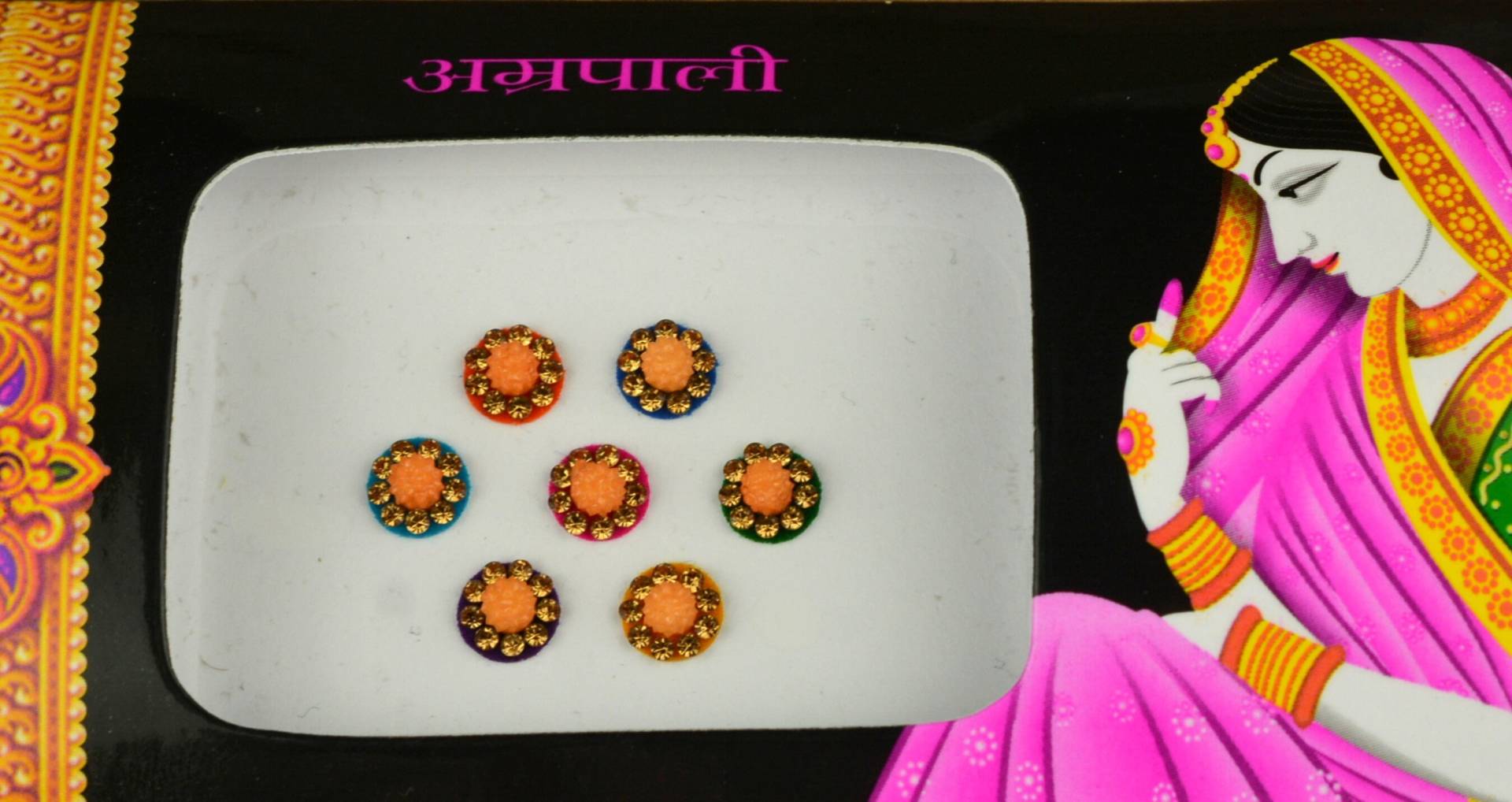 Multi Color Fancy Perlen Bindis, Hochzeit Art Deco Face Jewels Bindi, Bollywood Selbstklebende Aufkleber, Weihnachtsgeschenk von Etsy - FeminaDeals