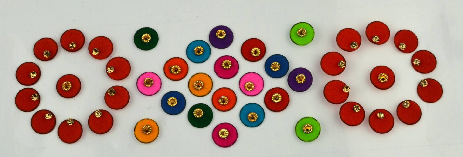 Multi Farbe Runde Gold Bindis, Hochzeit Designer Braut Gesicht Bollywood Selbstklebende Aufkleber, Weihnachtsgeschenk Multi Farbe Runde Gold Bindis, Hochzeit Designer Braut Gesicht Bollywood Selbstklebende Aufkleber, Weihnachtsgeschenk von Etsy - FeminaDeals
