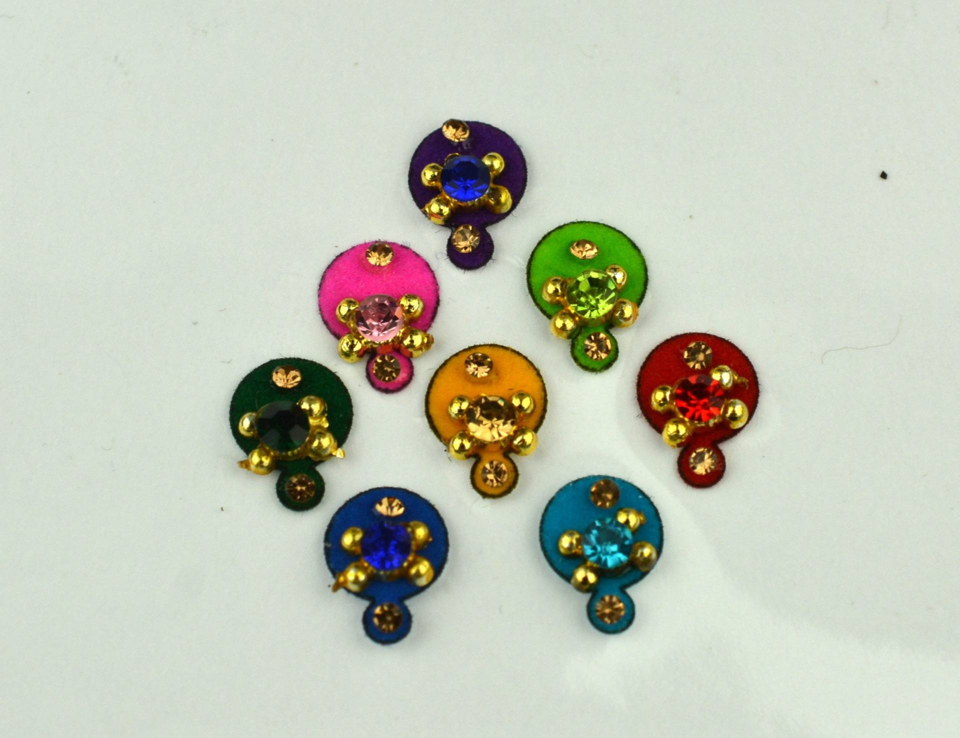 Premium Multi Color Runde Goldene Bindis, Hochzeit Bindis, , Gesicht Bollywood Traditionelle Selbstklebende Aufkleber, Weihnachtsgeschenk Premium Multi Color Runde Goldene Bindis, Hochzeit Bindis, , Gesicht Bollywood Traditionelle Selbstklebende Aufkleber, Weihnachtsgeschenk von Etsy - FeminaDeals